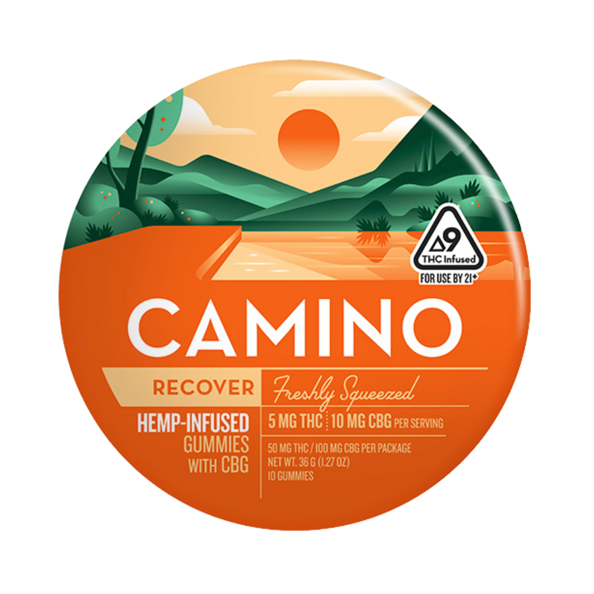 Camino Recover | Freshly Squeezed 5mg THC | CBD RS