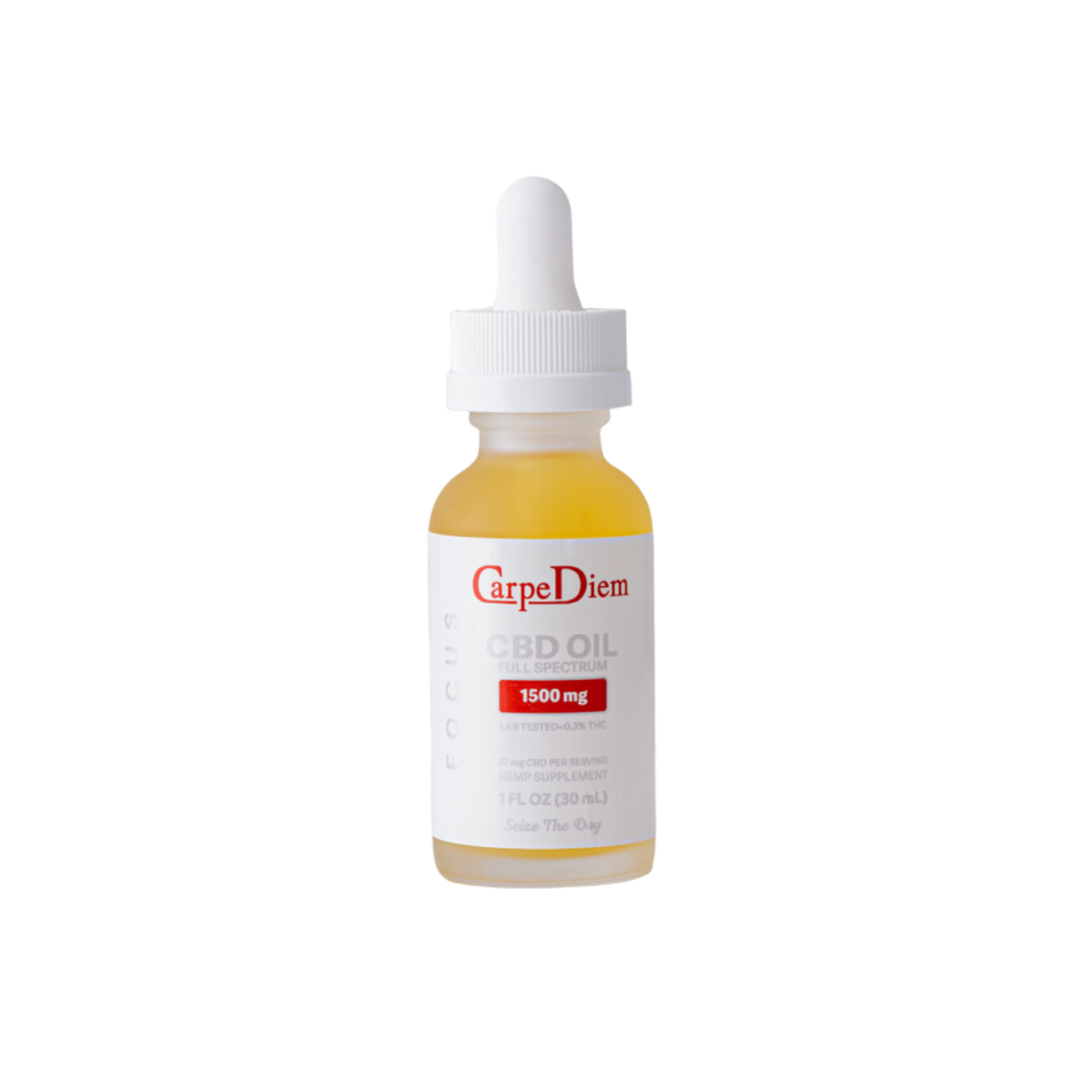 1,500mg Broad Spectrum CBD Oil - THC-Free - 30mL