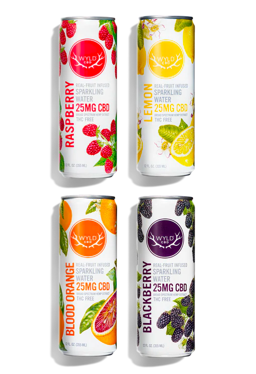 Wyld Sparkling is a line of THC-infused sparkling water