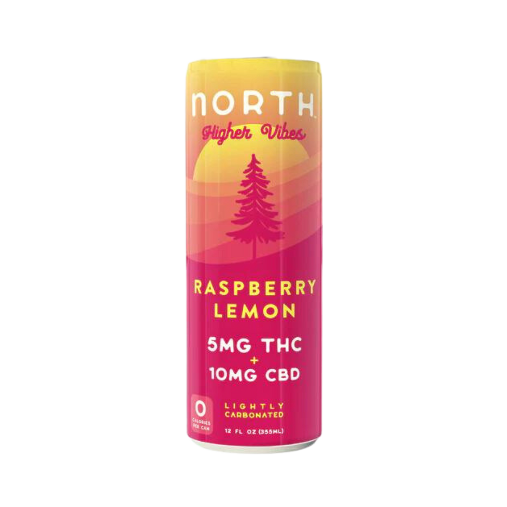 North Higher Vibes THC Raspberry Lemon 4 pk