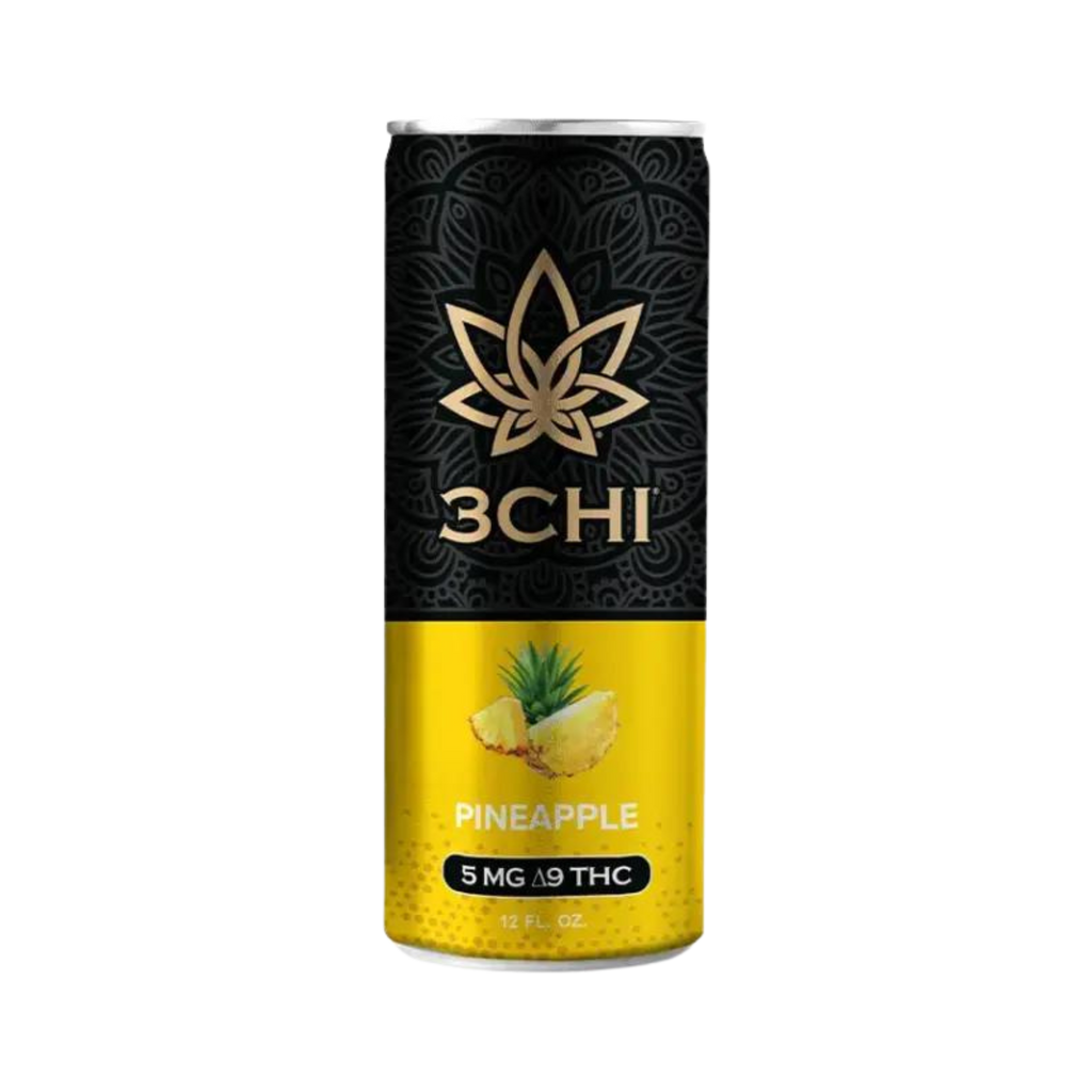 3CHI D9 THC Seltzer | Pineapple 4 pk