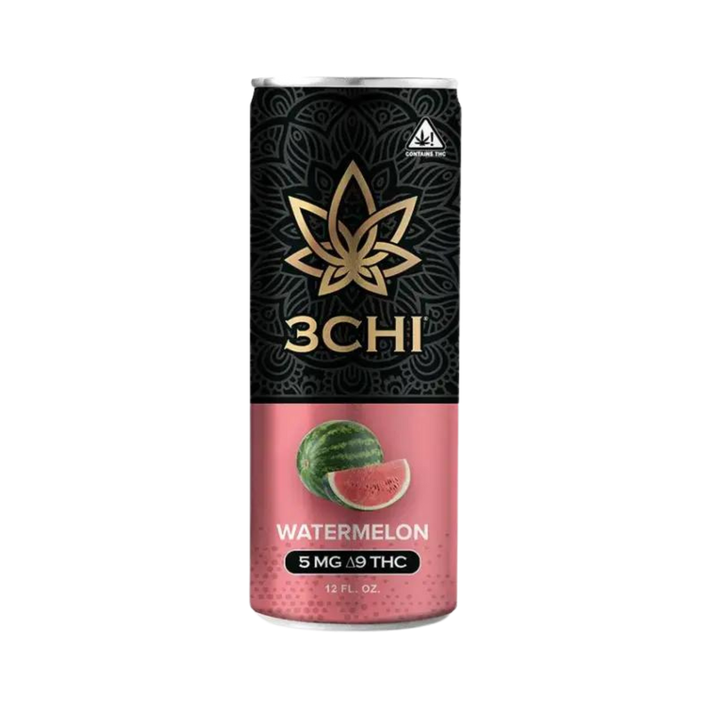 3CHI D9 THC Seltzer | Watermelon 4 pk