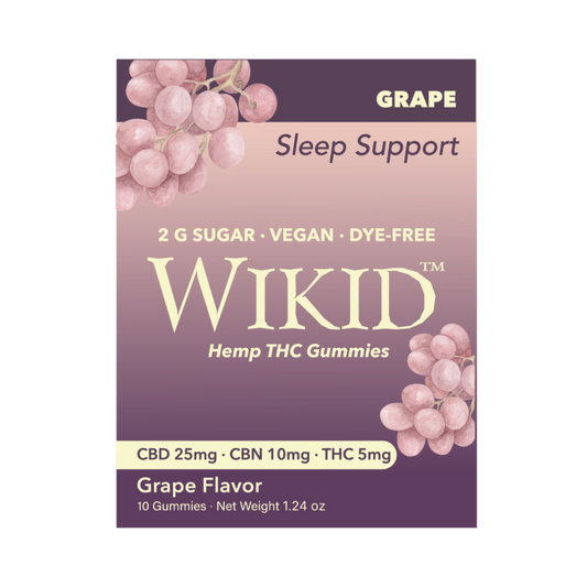 Wikid Hemp THC Sleep Support Grape