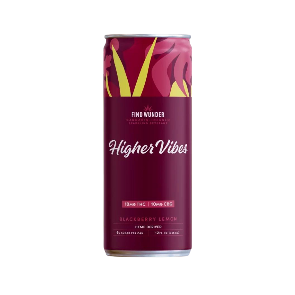 Find Wunder Higher Vibes THC Blackberry Lemon 4 pk