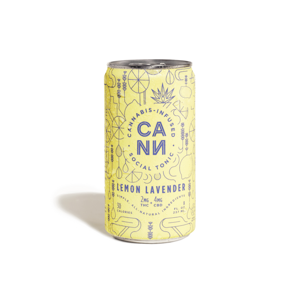 Cann THC Social Tonic Lemon Lavender 6 pk