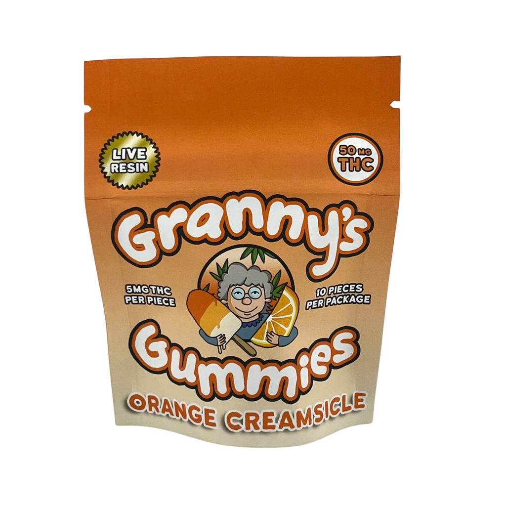 Granny's Live Resin THC Gummies | Orange Creamsicle