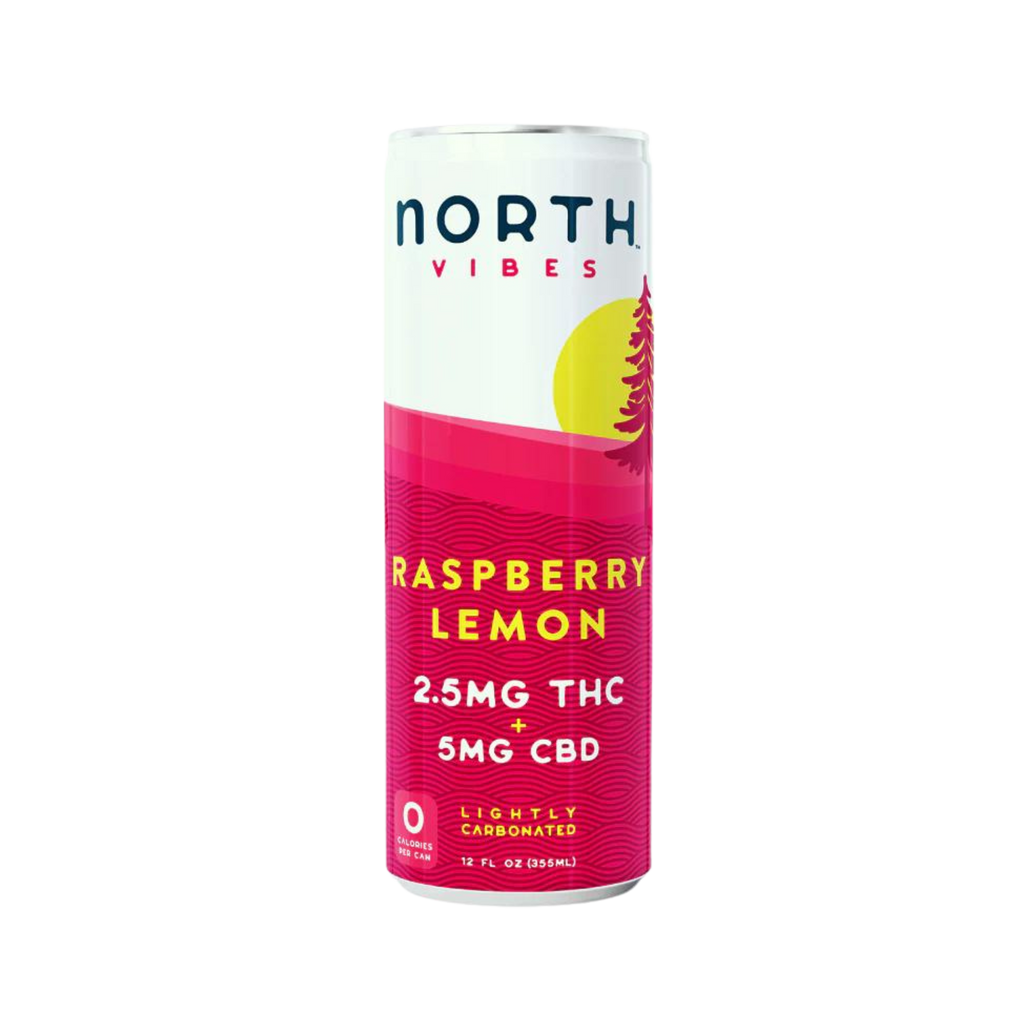 North Vibes THC Raspberry Lemon 4 pk