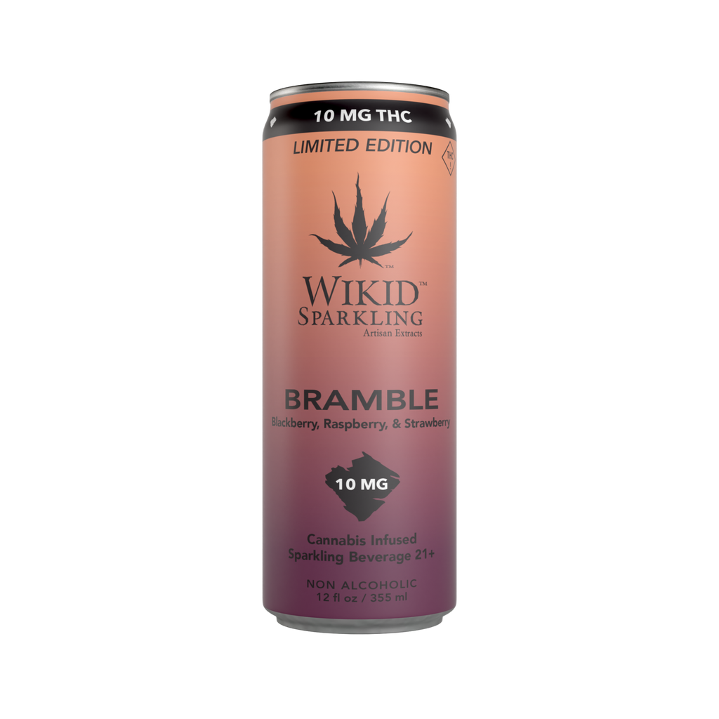 Wikid Sparkling THC | Bramble 10 mg 4 pk
