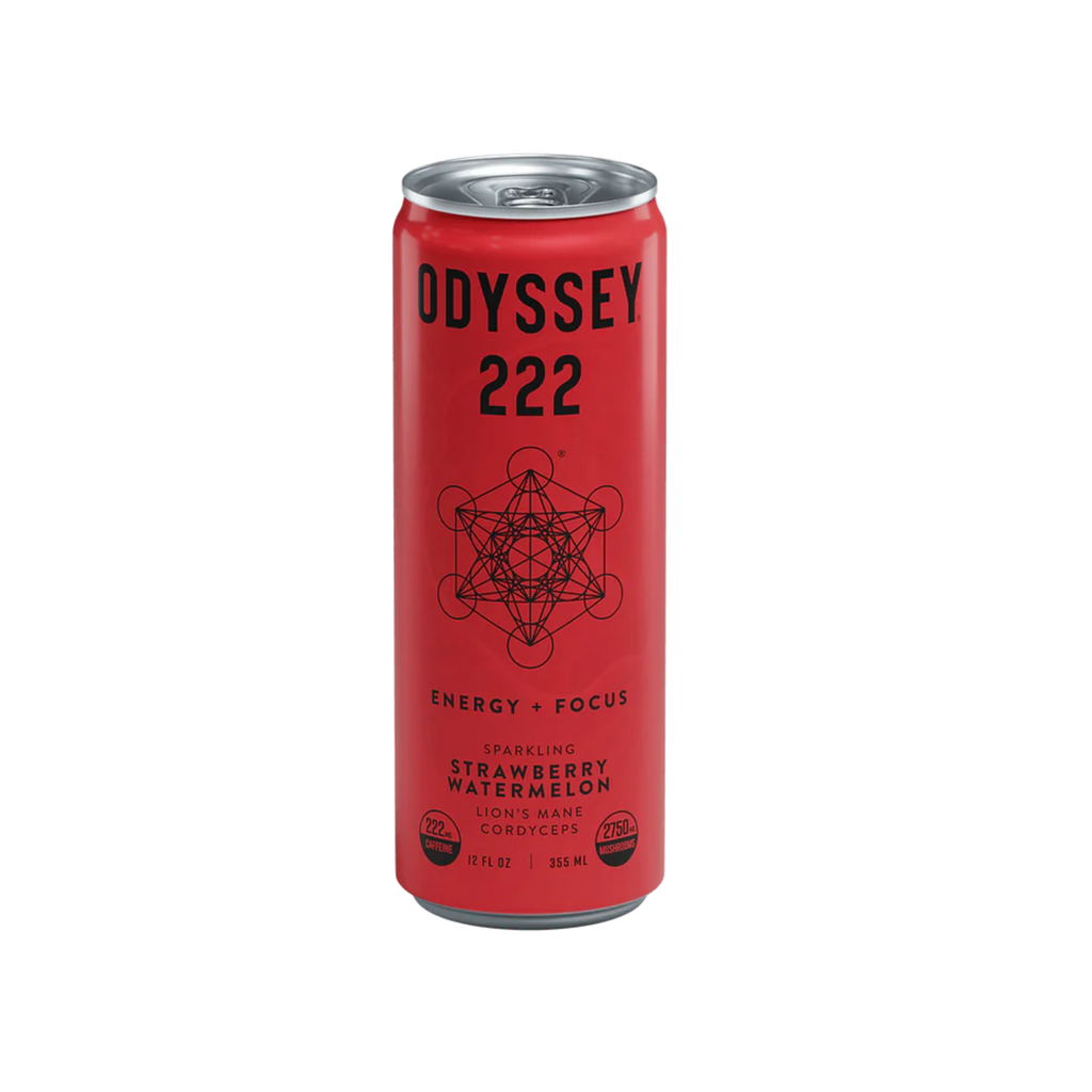 Odyssey Mushroom Elixir w/ 222 mg Caffeine 4 pk | Strawberry Watermelon