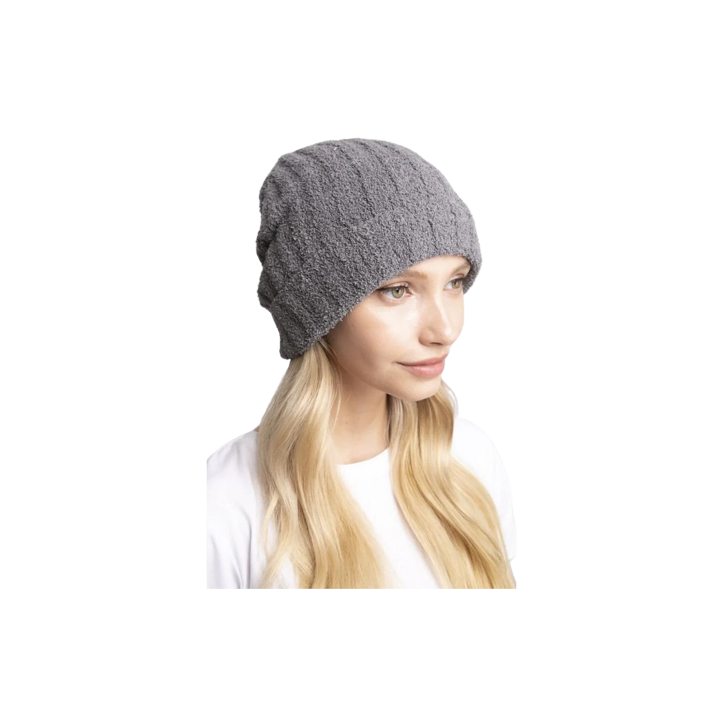 ComfyLuxe Solid Color Ribbed Beanie