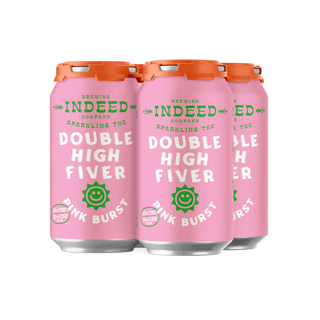 Indeed THC Double High Fiver Pink Burst 4 pk